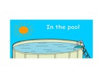 In the pool
